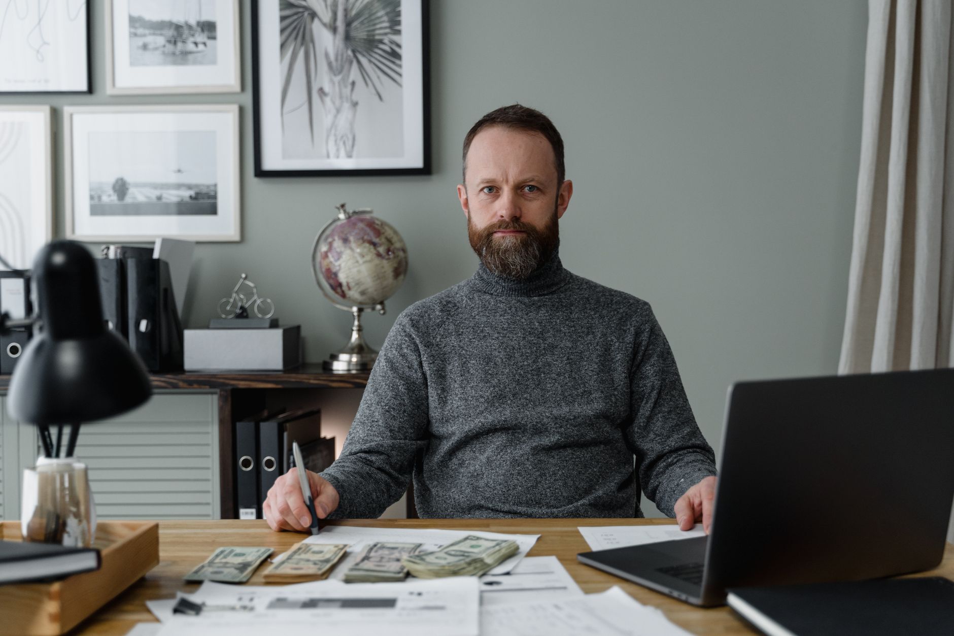 Lead financial strategist conducting operational analysis